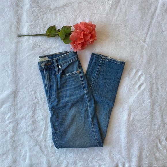 Madewell The High Rise Slim Crop Boy Jean Size 23 - Picture 4 of 8